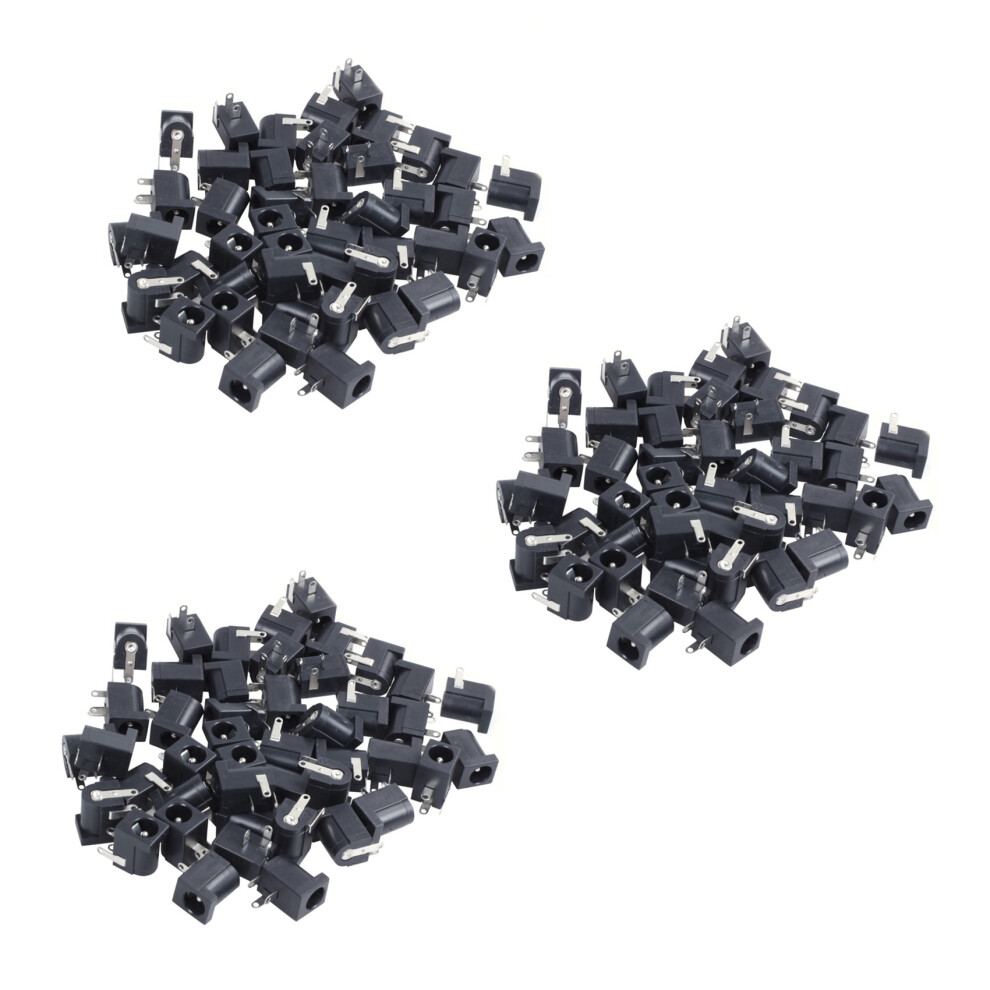 135 Pcs Dc Power Jack Socket 2.1Mm X 5.5Mm -Type Pcb Mount Dc-005 4853796920146
