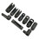 10PCS Black -V Steel Master Sensor Socket Kit Tool O2 Oxygen Sensor Pressure Wrench Socket Removal Tool 5