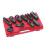 10PCS Black -V Steel Master Sensor Socket Kit Tool O2 Oxygen Sensor Pressure Wrench Socket Removal Tool 6
