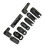 10PCS Black -V Steel Master Sensor Socket Kit Tool O2 Oxygen Sensor Pressure Wrench Socket Removal Tool 2