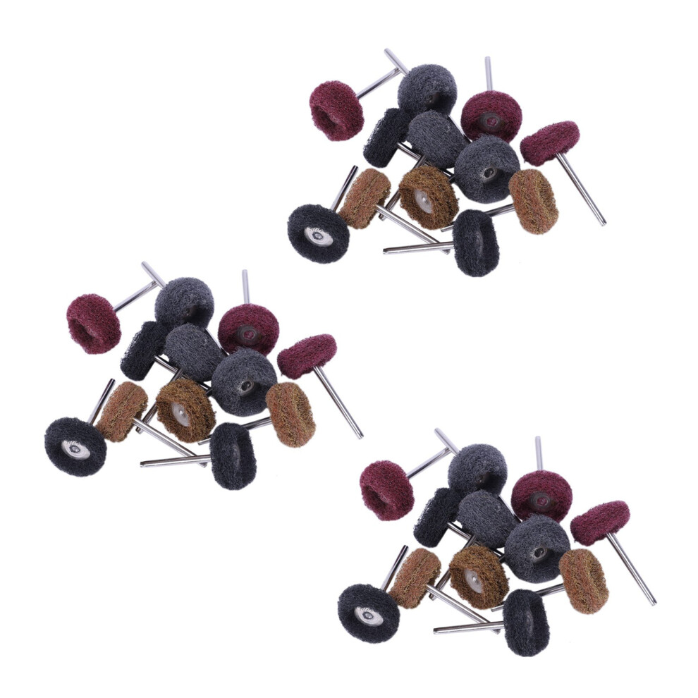 36 Pcs Polishing Sanding Polish Wheel Buffer Abrasive Brush Head For Rotary 4853796914077