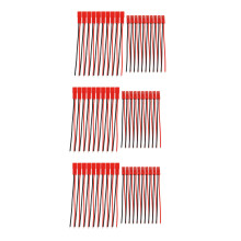30 pares de conectores JST de 2 pinos, macho para fêmea, para cabos de 110 mm, nas cores vermelho e preto.