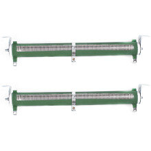 2x 200W Watt 100 Ohm Keramisk Rør Justerbar Reostat Modstand Grøn