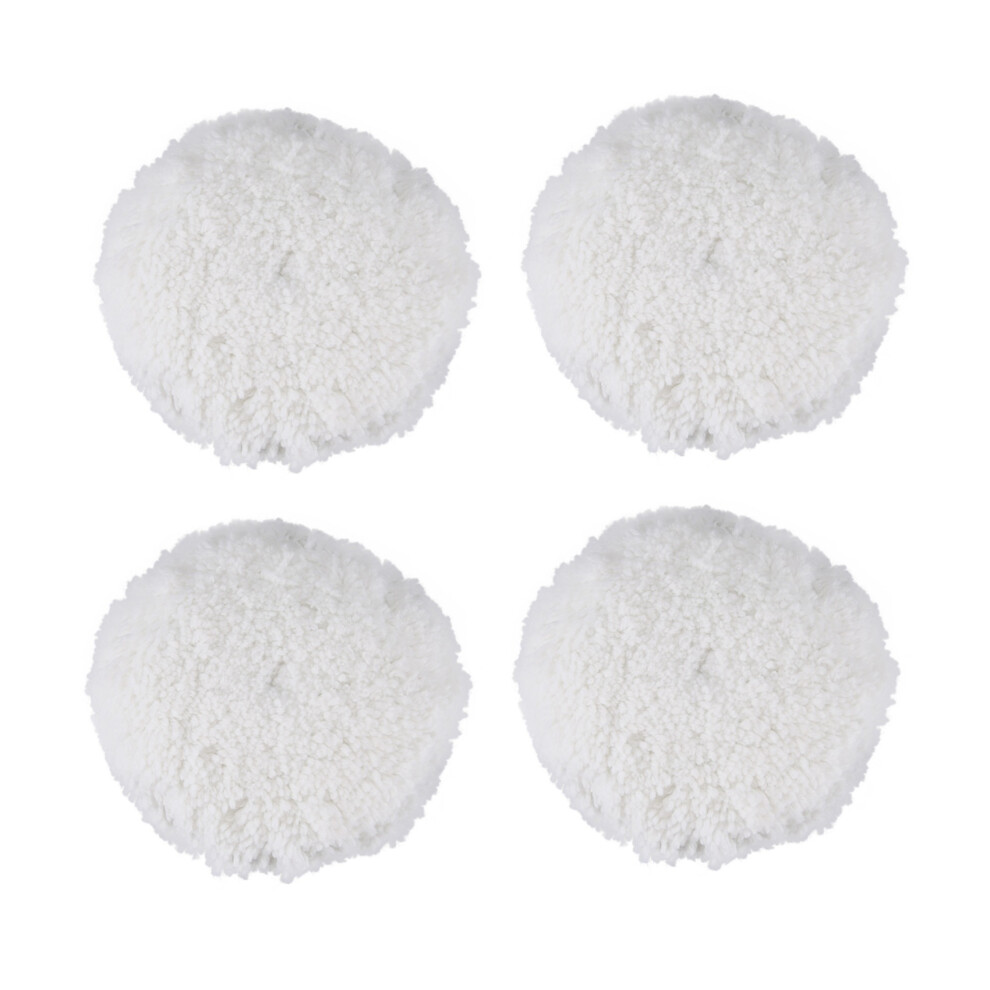 4X 7 Inch Inch 180Mm Soft Wool Clean Polishing Buffing Bonnet Pad For Car Auto Polisher 4853796913582