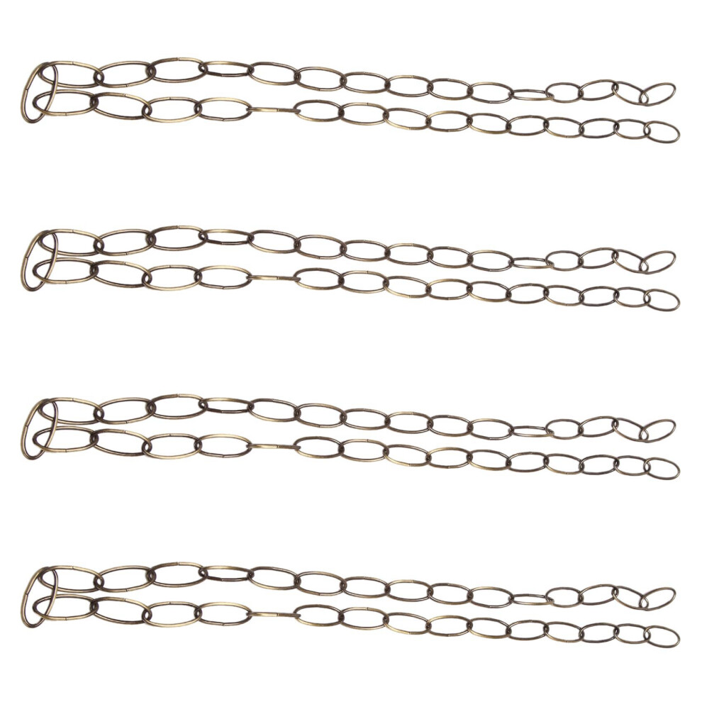 4X 1M Heavy Duty Chain For Vintage Chandelier Hanging Lamp,Green Bronze 4853796921631