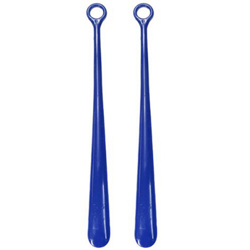 2X Προσαγωγέας Shoehorn Κουτάλι Υποβοήθησης Παπουτσιών Πλαστικό με Τρύπα 47cm