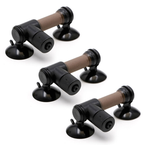 3X Akvarium Plast Akvarium CO2 Diffuser Tessellator Atomizer Dubbel Sugkopp