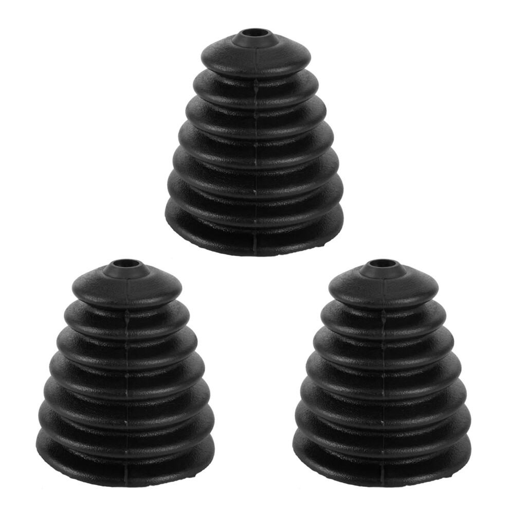 3Piece Drill Dust Collector Rubber Dust Cover Electric Hammer Drill Dust Collector Electric Drill Power Tool Black 4853796918488