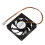2x intern 12V 3-bens CPU-blæser køler til pc 70x70x15mm 3