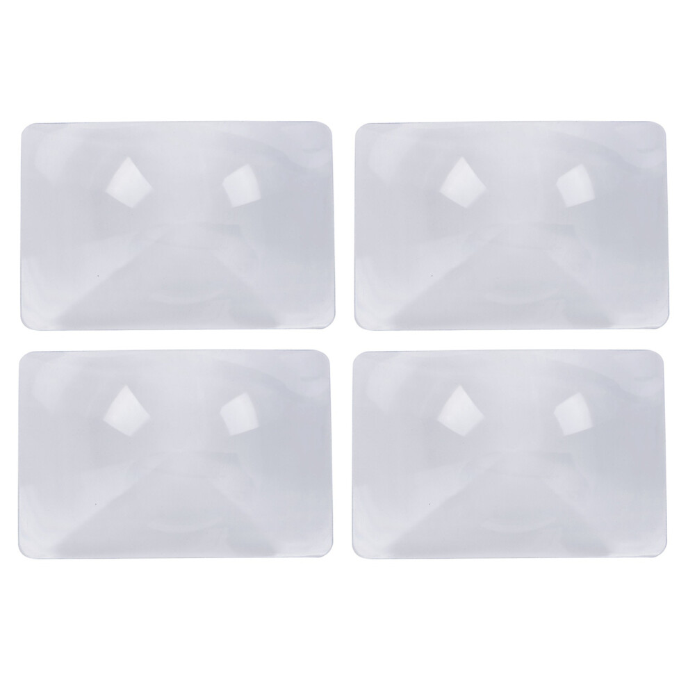 4X Magnifier Fresnel Lens Page 3X Magnifying Sheet 180X120X0.5mm