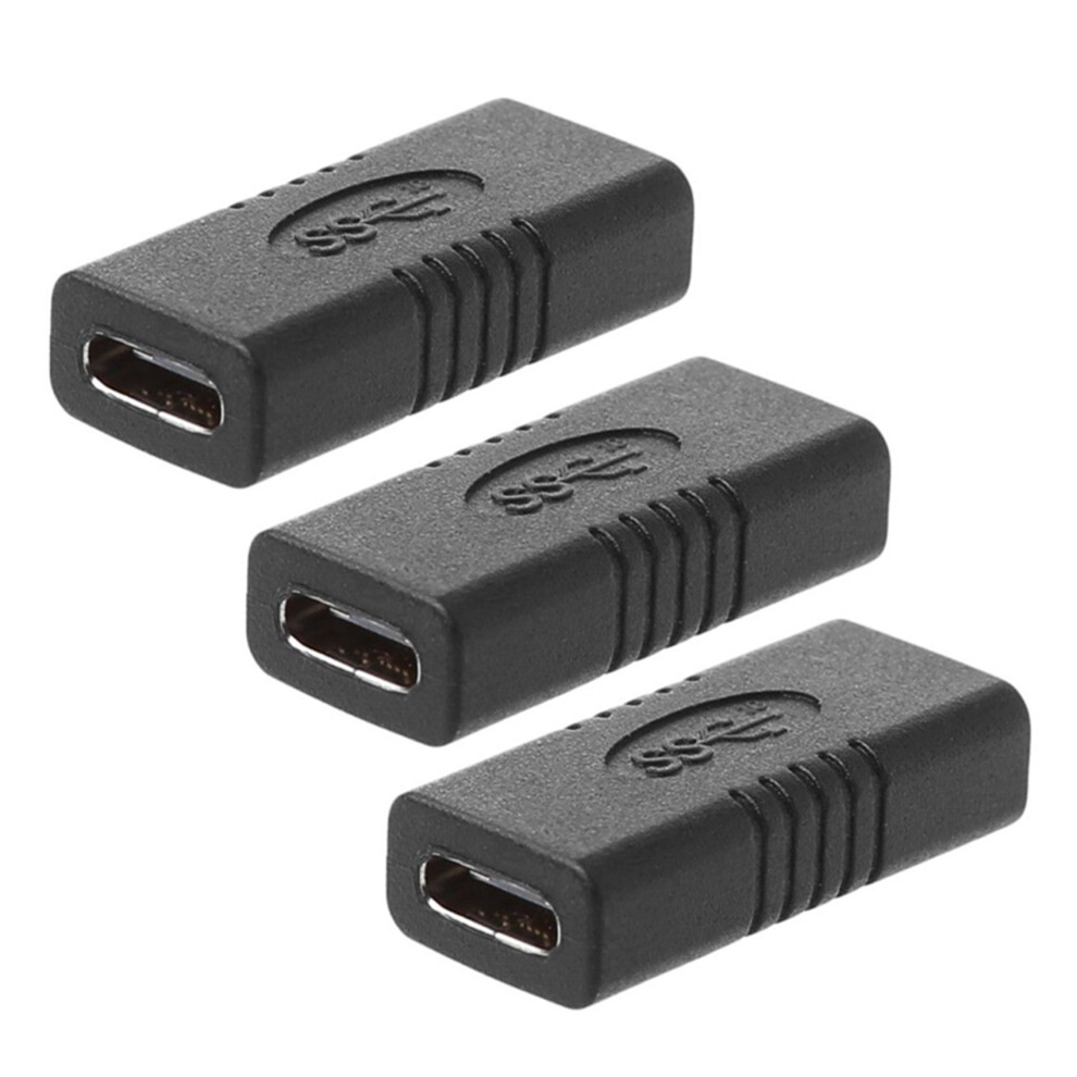 3X Usb 3.1 Type C Female To Female Usb-C Extension Connector Adapter For Laptop Converter For Tablet Phone 4853796917368