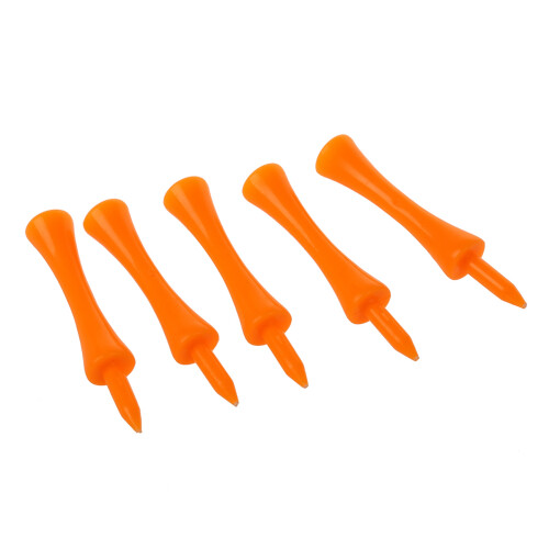 100 stk. 70 mm Big Castle golftees (oransje) 1