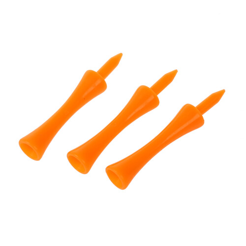 100 stk. 70 mm Big Castle golftees (oransje) 2
