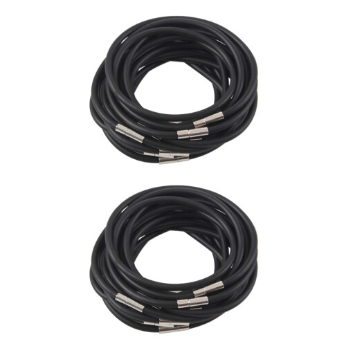 20 Μαύρες Λαστιχένιες Δαντέλες 450X4 χιλ. ανά Γυναίκα Άνδρα