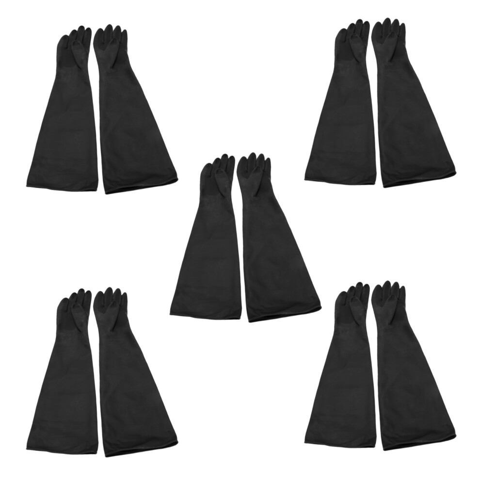 10X Sand Blasting Gloves For Sandblast Cabinet Gloves 60X20cm 4853796941998