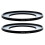 2x Metall 55mm-77mm Kamera-Step-Up-Filterringadapter 55-77 1