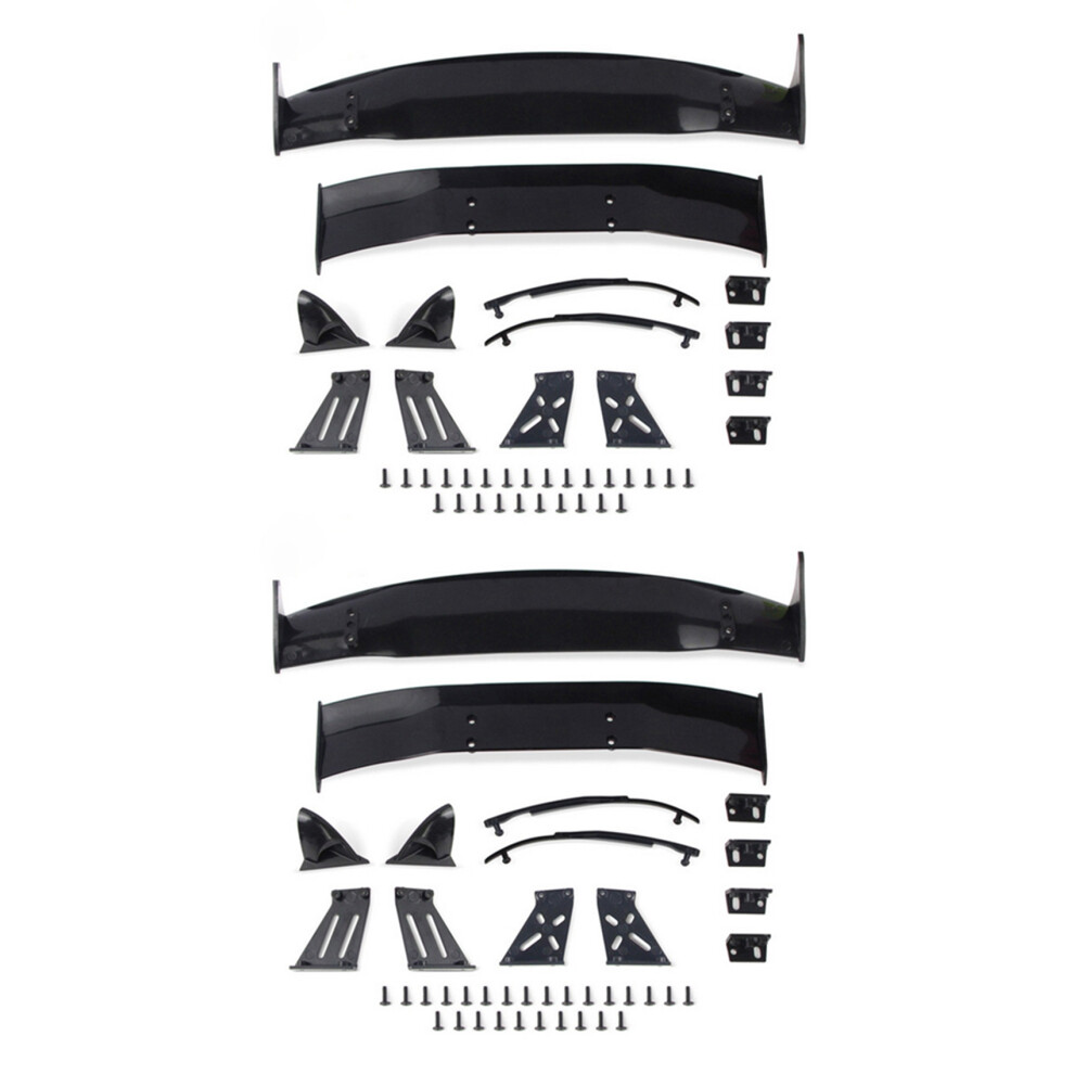 2X For 1/10 Rc Racing Drift Car Rear Wings Drift Road Body Spoiler Wing Universal Parts Accessories 4853796933801