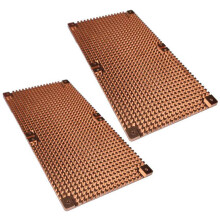 2x 3060 3080 3090 bakplan rent kobber kjøleribbe grafikkortminne ekstra radiator 90 x 180 mm (2 mm)