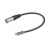 2x kabel XLR samec-samec, adaptér XLR-převodník, měnič audio patch kabelů - 30 cm 3