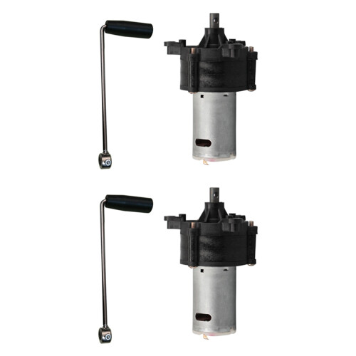 2X 24V Generator Miniature Håndsving Nødvindmølle Generator Motor