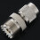 5x TNC-Stecker auf PL259 UHF-Buchse Adapterstecker, Silber 7