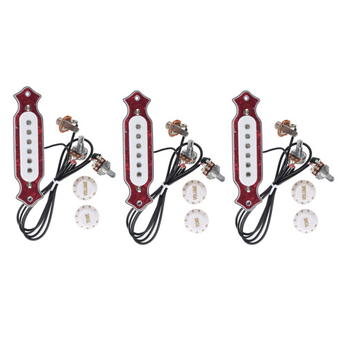 3x Single Coil Magnetisk Akustisk Gitarrpickup