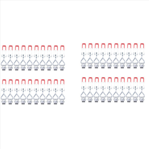 40 Pack Adjustable Toggle Latch Clamp 4001, 330 Lbs Holding Capacity, Heavy Duty Quick Release Pull Latch Toggle Clamp
