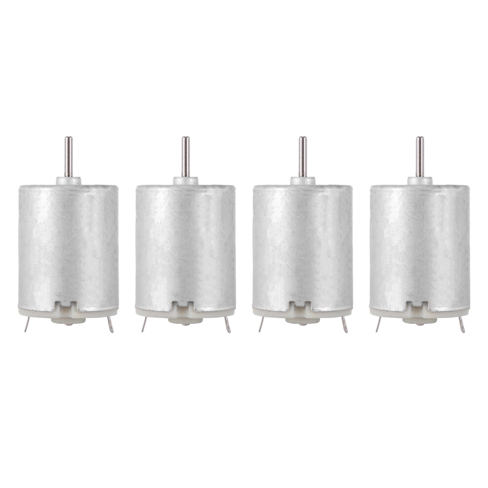 4X 8000Rpm 9V 68Ma High Torque Magnetic Cylindrical Mini Dc Motor Silver 4853796916354