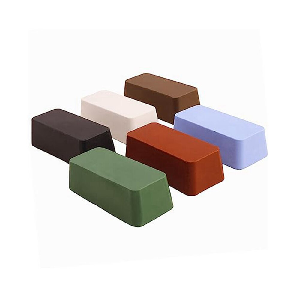 6Pcs Metal Polishing Compound Kit 24Oz Buffing Compound Bars 4Oz Each Buffing Wheels Polishing Pastes 4852088553123