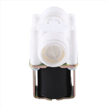 2x DC12V normalt lukket vandmagnetventil G1/2-tommer elektrisk plastmagnetventil til vanddispenser