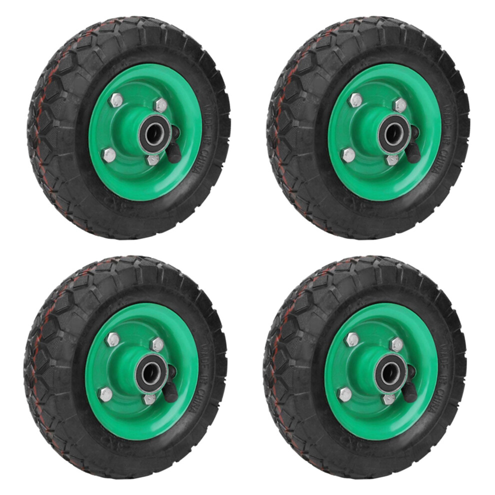 4X Inflatable Tire Wear- 6In Wheel 150Mm Tire Industrial Grade Cart Trolley Tyre Caster 250Kg 36Psi 4853796940342