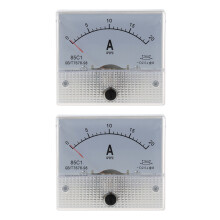 2X Uusi 20A Analoginen Ampere Panel Meter Virta-ampeeri