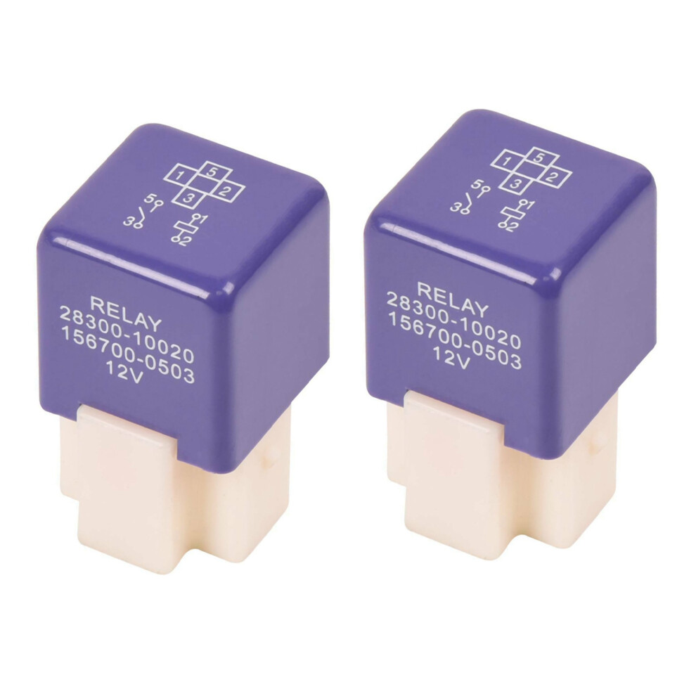 2X Auto Spare Parts Ignition Relay For -Ta Le-Xus 28300-10020 2830010020 4853796956541