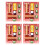 4Pcs 200W 3 Way Audio Speaker Crossover Treble + Midrange + Bass Crossover Speakers Filter Frequency Divider 1