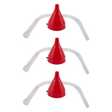 3X Car, Motorcycle, Truck, Vehicle, Oil Pouring Tool, Plastic Filling Funnel, Hose Nozzle, Gasoline