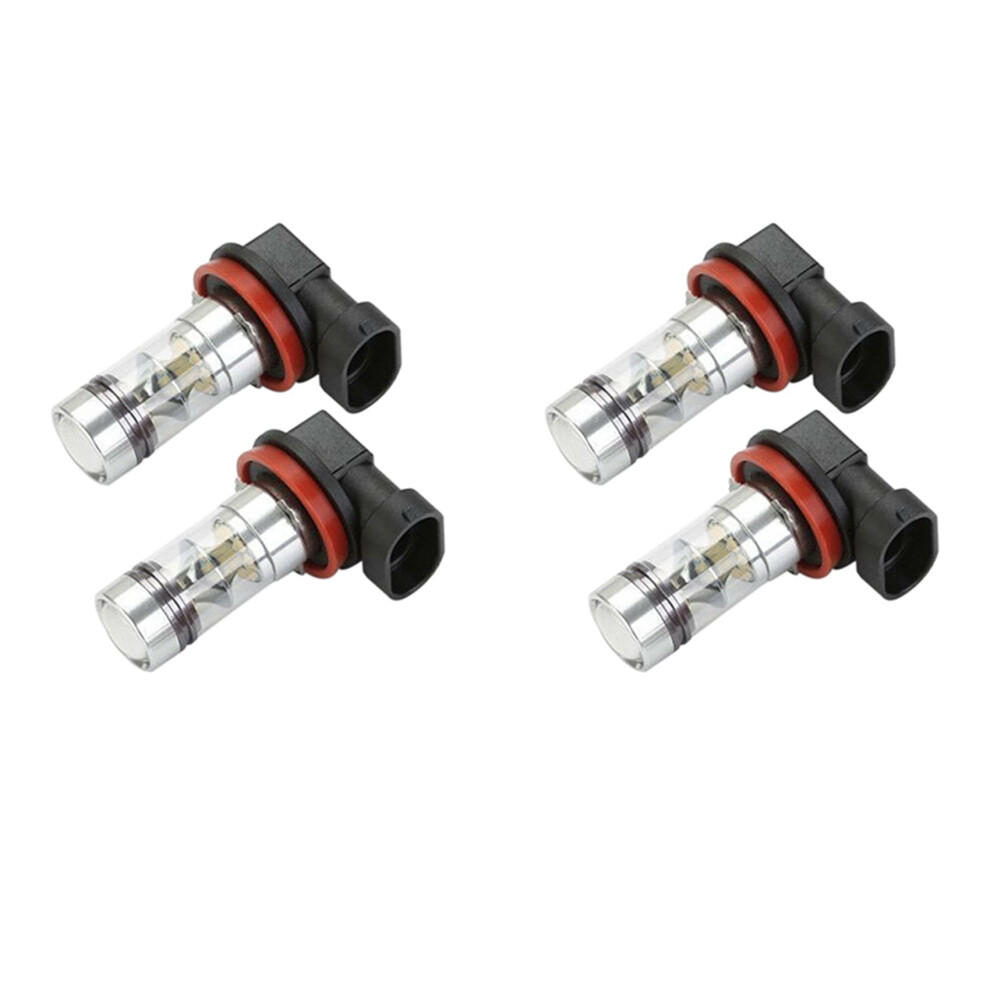 4X H8 H11 H16 6000K 100W High Power Led Fog Driving Bulb Drl White/Light 4853796961040
