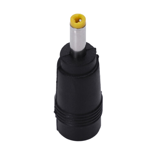 3x Κίτρινο αρσενικό βύσμα 4.0X1.7 mm σε θηλυκό βύσμα 5.5X2.1mm, μαύρο 2