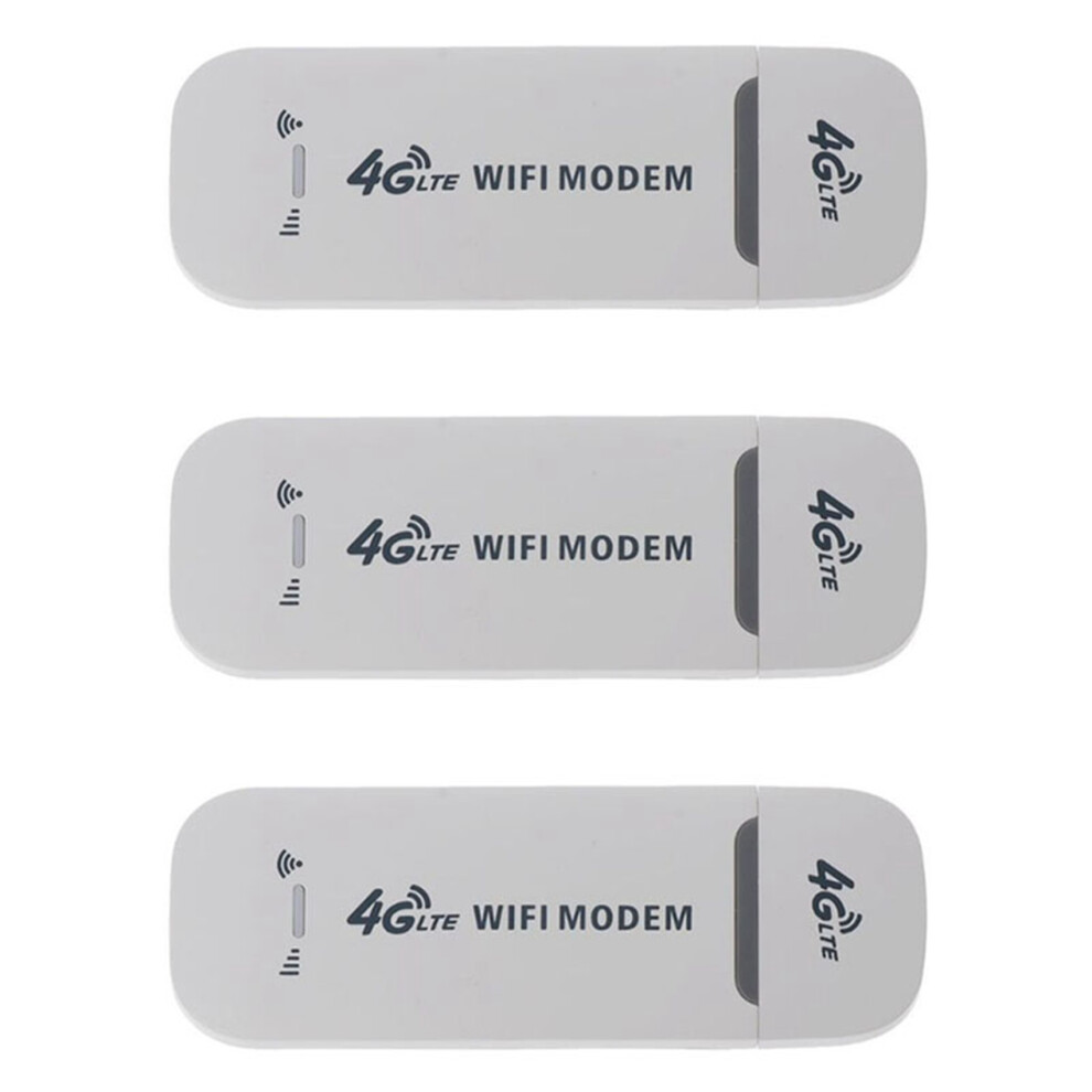 3X 4G Lte Usb Modem Network Adapter With Wifi Hotspot Sim Card 4G Wireless Router For Win Xp Vista 7/10 10.4 4853796956336