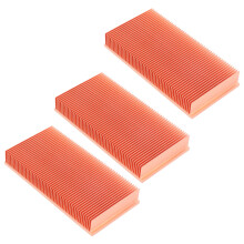 3x kylfläns i ren koppar 100x50x15mm skivande fin kylfläns för elektronisk RAM-chip LED VGA kylning