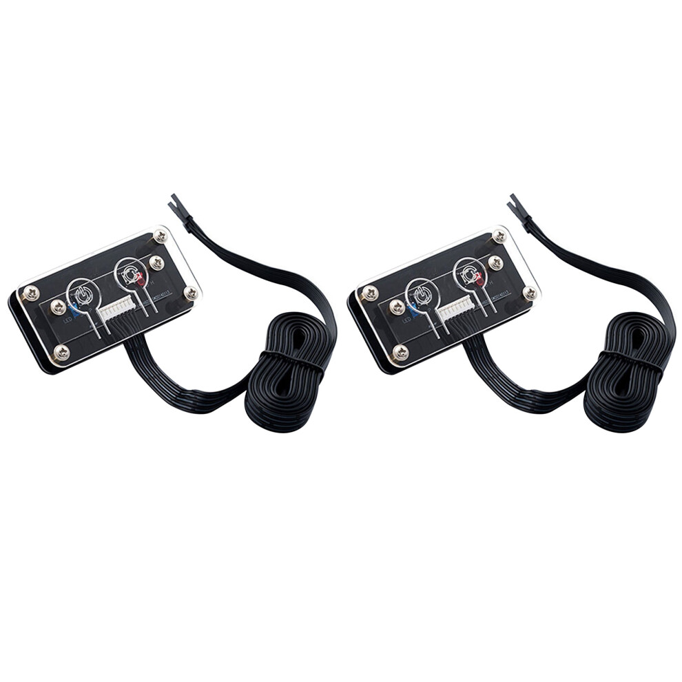 3X Desktop Computer Switch External Power Switch Power Button+Restart Button Pc Case Power Supply Button 4853796972688