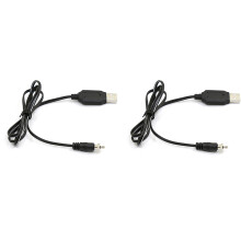 2x RC Nitro Wiederaufladbarer Glühkerzenzünder mit DC-USB-Ladegerät für Benzin- und Nitromotoren 1/10 1/8 RC-Autos