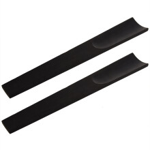 2x 4/4 størrelse fiolin gripebrett i ibenholt, svart
