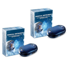 Enteisungsgerät für Autoscheiben, solar-/USB-betrieben, 2er-Pack Auto-Enteisungsgerät