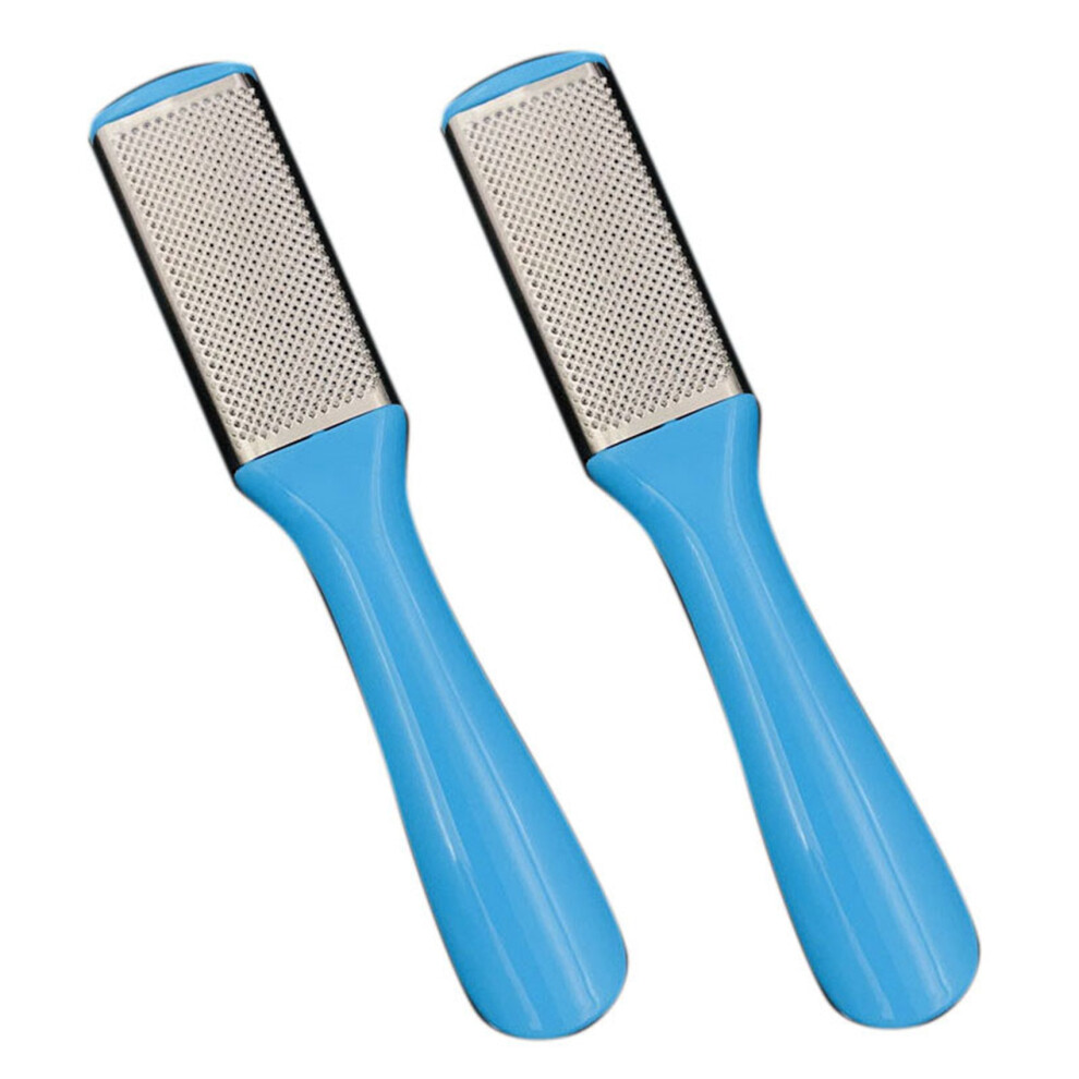 2Pcs Professional Double Side Foot File Rasp Heel Grater Hard Dead Skin Callus Remover Pedicure File Foot Grater