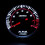 Tacômetro Automotivo de 52mm (2 polegadas) - Medidor de RPM Universal 12V para Carro e Motor com Ponteiro LED Branco 7