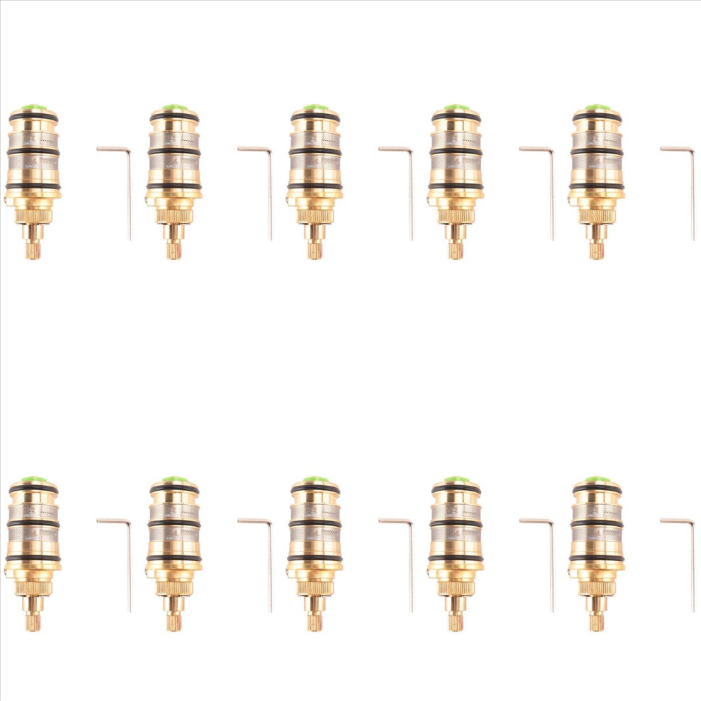 10X Bath Shower Thermostatic &Handle For Mixing Valve Mixer Shower Bar Mixer Tap Shower Mixing Valve 4853796995427
