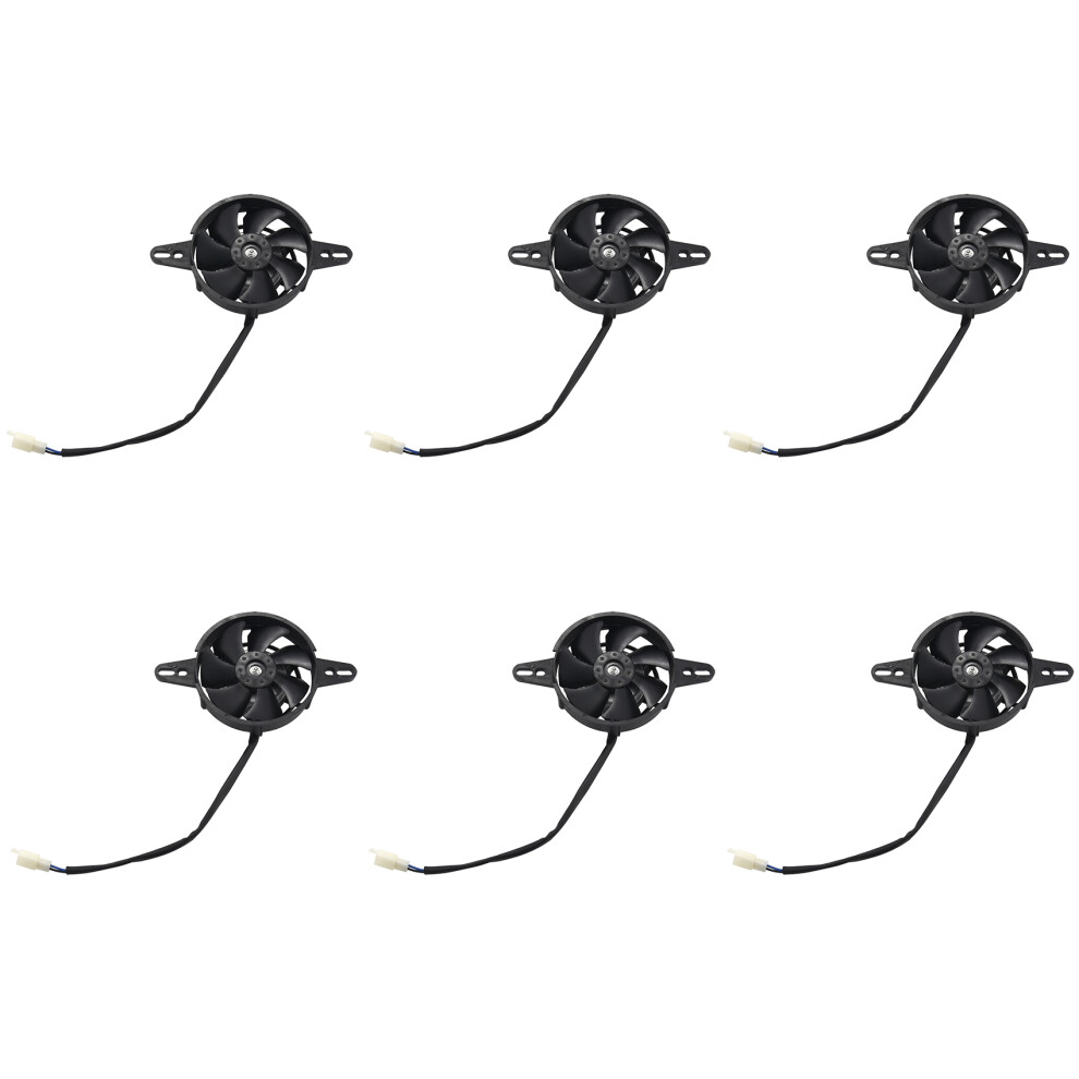 6X Water Cooler New Electric Radiator Cooling Fan For Chinese Atv Quad Go Kart Motorcycle 150Cc 4853796983783