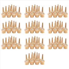 100Pcs 1/2 Inch DN15 Brass Jet Straight Adjustable Fountain Water Nozzles Pool Nozzles Garden Landscape Decoration