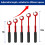 Hinge Adjustment Wrench Set - Multi-Size Tool Kit for Door and Cabinet Alignment 5