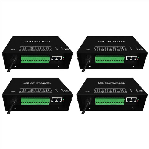 4X H802RA 4 porte (4096 pixels) Artnet-controller Artnet-controller WS2801 WS2811 Artnet-pixelcontroller
